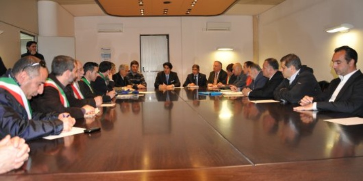 Foto dell'incontro con l'assessore regionale Solinas