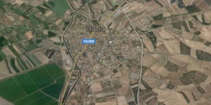 Vista satellitare di Ollastra