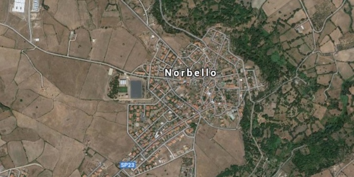 Immagine satellitare di Norbello