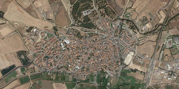 Immagine satellitare di Solarussa