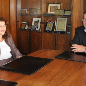 Il presidente de Seneen e il neo assessore Mariella Pani