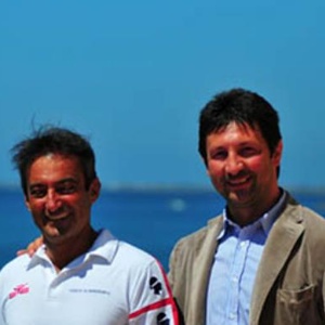 L'Assessore Gianfranco Attene assieme ad Andrea Mura, testimonial dell'evento 2012