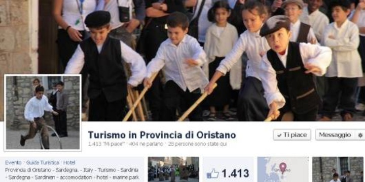 Pagina FB del Turismo della Provincia di Oristano