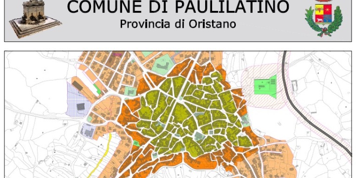 Immagine cartina Comune di Paulilatino