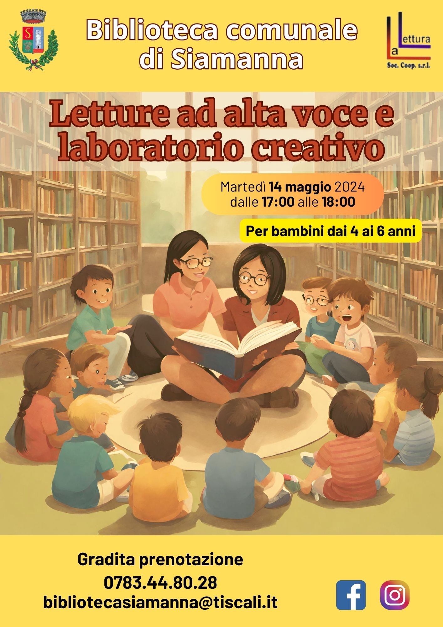 Visualizza la notizia: SIAMANNA – LETURAS E LABORATÒRIU IN BIBLIOTECA